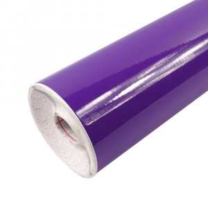 Rouleau adhésif brillant violet